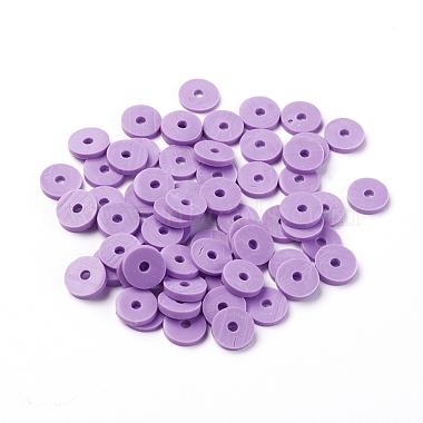 Eco-Friendly Handmade Polymer Clay Beads(X-CLAY-R067-6.0mm-01)-4
