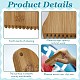 3Pcs Bamboo Surfboard Wax Comb(DIY-FG0006-74)-4