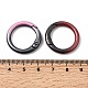 Spray Paint Alloy Spring Gate Rings(FIND-C086-03A)-3