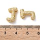 Rack Plating Brass Micro Pave Cubic Zirconia Slide Charms(KK-C084-34G-J)-3