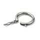 Tibetan Style 316 Surgical Stainless Steel Twister Clasps(STAS-E191-07AS-02)-2