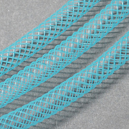 Plastic Net Thread Cord, Sky Blue, 10mm, 30Yards(PNT-Q003-10mm-02)