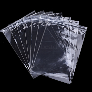 Polypropylene Zip Lock Bags, Top Seal, Resealable Bags, Self Seal Bag, Rectangle, Clear, 26.1x17cm, Unilateral Thickness: 2 Mil(0.05mm), Inner Measure: 24.4x17cm(OPP-S004-02A)