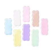 Acrylic Cabochons, DIY Hair Accessories, Rectangle, 53.5x24x4mm(MACR-M043-01A)