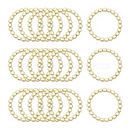 Alloy Linking Rings, Ring, Light Gold, 22x1.5mm, Inner Diameter: 18mm(X-PALLOY-T067-116LG)