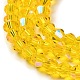 transparentes perles de verre de galvanoplastie brins(GLAA-F029-2mm-D22)-3