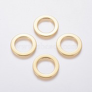 201 Stainless Steel Linking Rings, Ring, Golden, 21x1.2mm(STAS-L234-040G)