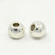Tibetan Style Alloy Beads, Barrel, Antique Silver, Lead Free & Cadmium Free & Nickel Free, 6x5mm, Hole: 2.5mm(X-K0NTG042)