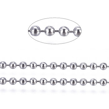 Brass Ball Chains, Long-Lasting Plated, Soldered, with Spool, Cadmium Free & Lead Free, Gunmetal, 1.5mm, about 301.83 Feet(92m)/roll