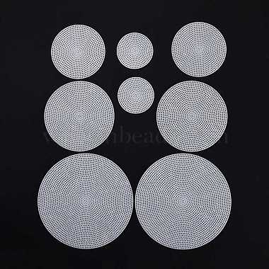 PandaHall Elite 8Pcs 4 Style DIY Flat Round Plastic Mesh Sheet(DIY-PH0003-75)-2