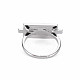 Rectangle with Letter S Rack Plating Alloy Wide Band Rings(RJEW-Q163-008B-RS)-2
