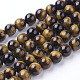 Natural Tiger Eye Beads Strands(X-G-C076-10mm-1B)-1