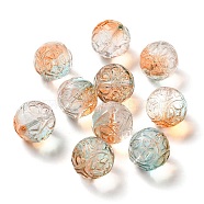 Transparent Glass Beads, Cube, Camel, 12x12x12mm, Hole: 1.4mm(GLAA-A012-02A)