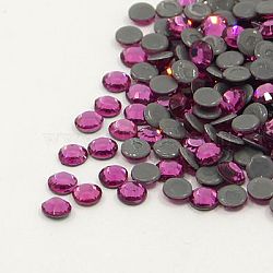 Glass Hotfix Rhinestone, Grade AA, Flat Back & Faceted, Half Round, Ruby, SS30, 6.3~6.5mm, about 288pcs/bag(RGLA-A019-SS30-502)