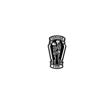 Safety Brooch Pin, Alloy Enamel Badge for Suit Shirt Collar, Lover, Skull, 29x17mm