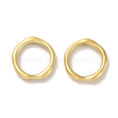 Real 14K Gold Plated Ring 304 Stainless Steel Linking Rings
