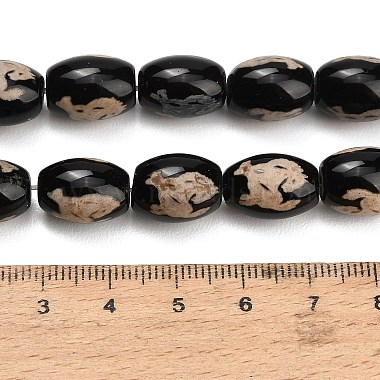 自然な瑪瑙ビーズストランド(GG-CBA4812-A04-10x14MM)-5