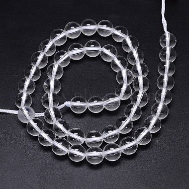 Round Natural Grade A Quartz Crystal Beads Strands(G-H1648-8mm-01N-A)-3