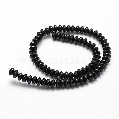 Brins de perles d'onyx noir naturel(G-P161-20-6x4mm)-2