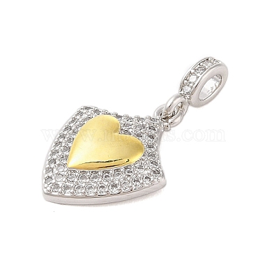 Rack Plating Brass Micro Pave Clear Cubic Zirconia Pendants(KK-S380-37C-P)-2