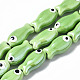 Handmade Porcelain Ceramic Beads Strands(X1-PORC-T006-03E)-1