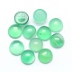 Natürliche grüne Onyx-Achat-Cabochons(X-G-P393-R04-6mm)-1