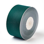 Rayon and Cotton Ribbon, Twill Tape Ribbon, Herringbone Ribbon, Dark Slate Gray, 1 inch(25mm), about 50yards/roll(45.72m/roll)(SRIB-F007-593-25mm)