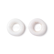 Natural White Agate Beads, Disc/Donut, 8x1.5mm, Hole: 4mm(G-C247-06B)