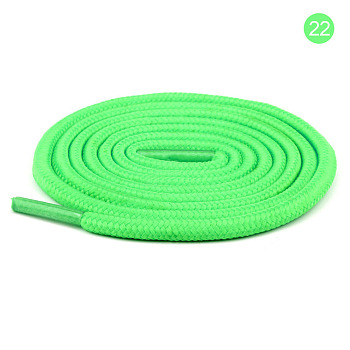 Polyester Cord Shoelace, Spring Green, 4mm, 1m/strand