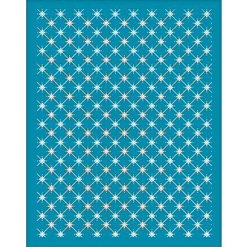 Silk Screen Printing Stencil, for Painting on Wood, DIY Decoration T-Shirt Fabric, Stripe Pattern, 100x127mm