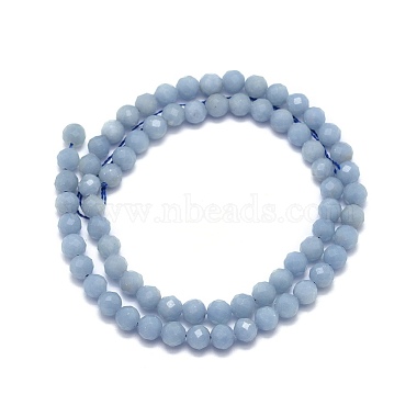 Natural Angelite Beads Strands(G-O171-08-5.5mm)-2