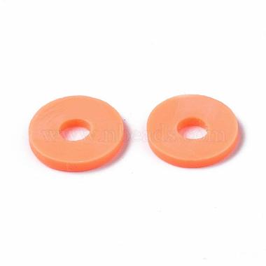 Flat Round Eco-Friendly Handmade Polymer Clay Beads(CLAY-R067-10mm-11)-6