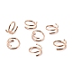 Double Nose Ring for Single Piercing(AJEW-C010-02RG-01)-1