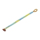Handwoven Gradient Braided Polyester Cord Pendant Decorations(HJEW-F026-01A)-1