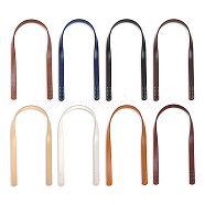 8Pcs 8 Colors PU Imitation Leather Bag Straps, Sew on Slim Bag Handle, with Hole, Purse Sewing Accessories, Mixed Color, 59.6x1.8x0.3cm, Hole: 1.5mm, 1pc/color(FIND-FH0004-99)