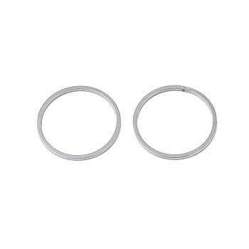304 Stainless Steel Linking Ring, Stainless Steel Color, 20x1mm, Inner Diameter: 18mm