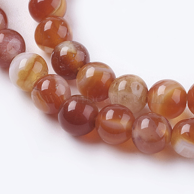 Natural Striped Agate/Banded Agate Beads Strands(X-G-G591-6mm-03)-3