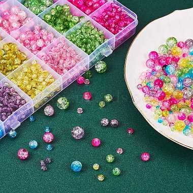 1500Pcs 24 Style Baking & Spray Painted Crackle Glass Beads(CCG-SZ0001-13B)-3