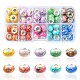 60pcs 10 Colors Opaque Resin European Beads(RPDL-YW0001-03)-1