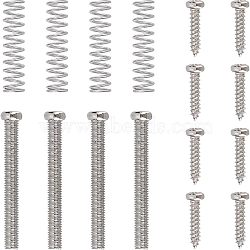 Electric Guitar Accessories Kit, including Iron & Alloy Humbucker Pickup Height Screws, Humbucker Pickup Ring, Pickup Surround Frame Mounting Screws, Golden, 12~21x3.5~4.5mm, 16pcs/set(AJEW-WH0307-13G)