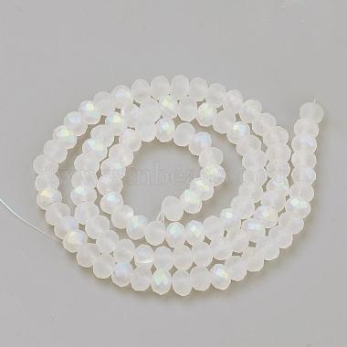 Chapelets de perles en verre galvanoplastique(EGLA-S141-6mm-01E)-2