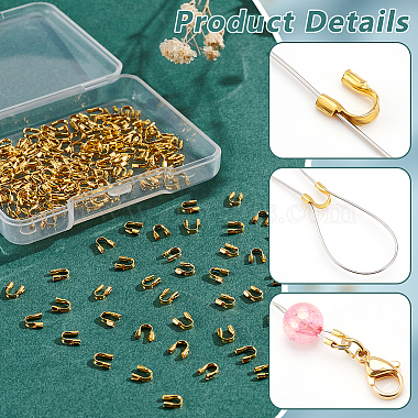 Elite 200Pcs Brass Wire Guardian and Protectors(KK-PH0010-71)-4