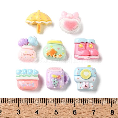 Opaque Resin Cabochons(RESI-G134-02)-3