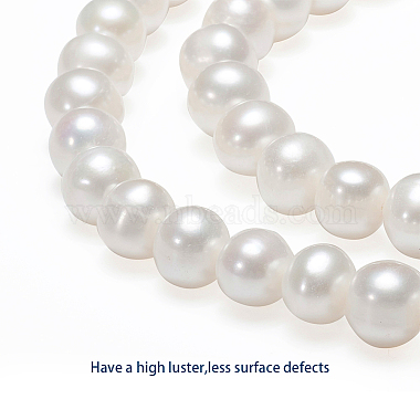 brins de perles de culture d'eau douce naturelles(PEAR-E002-04-01)-2