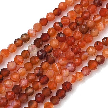 naturelles agate rouge brins(G-B168-A04-2mm)-2
