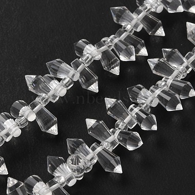 Transparent Glass Beads Strands(GLAA-WH0039-48A)-1