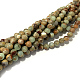 Round Synthetic Aqua Terra Jasper Beads Strands(G-N0160-04-4mm)-2