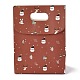 Christmas Themed Pattern Rectangle Kraft Paper Flip Bags(CARB-L008-02S-01)-2