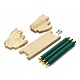 Wood Finger Ring Display Stands(NDIS-F003-04A)-3