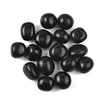 Natural Obsidian Beads, Tumbled Stones, No Hole/Undrilled, Nuggets, 20~56x18~30.5x8~28mm(G-G348-01B-49)
